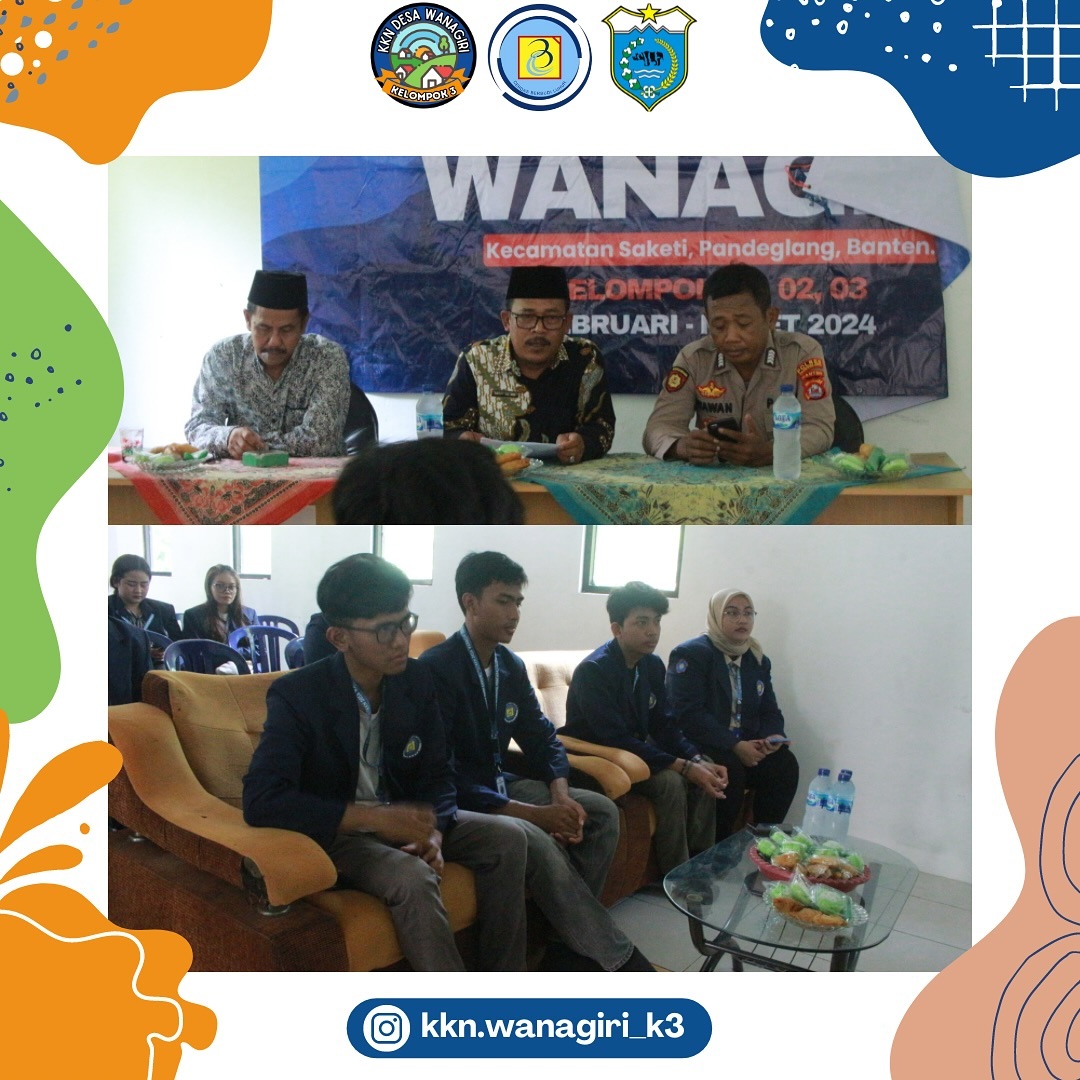 Pembukaan KKN Universitas Budi Luhur didesa Wanagiri 2024